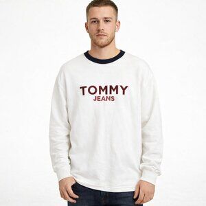 Vtg 90s Ivory Logo Crew Neck Sweatshirt Comfy Fall Winter Retro Spring Travel